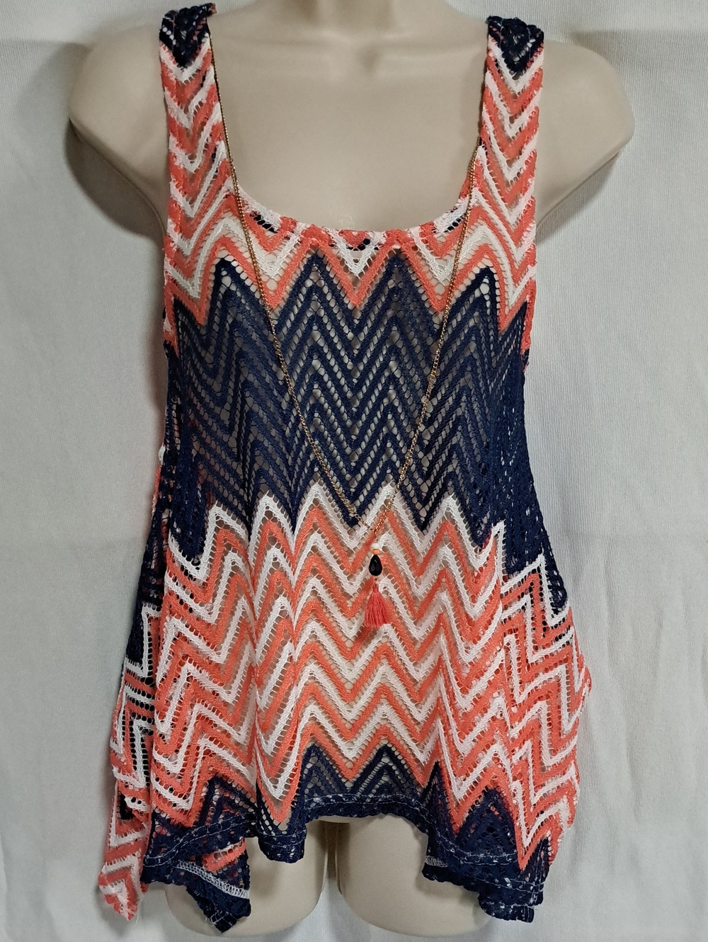 Rue21 Blouse With Necklace